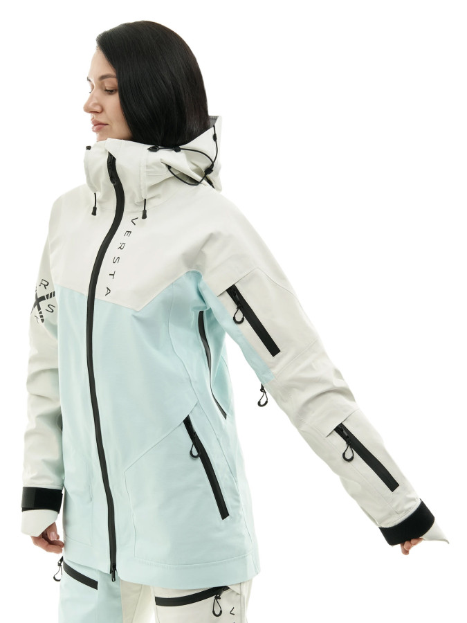 Куртка сноубордическая VERSTA Pro Белый/Голубой